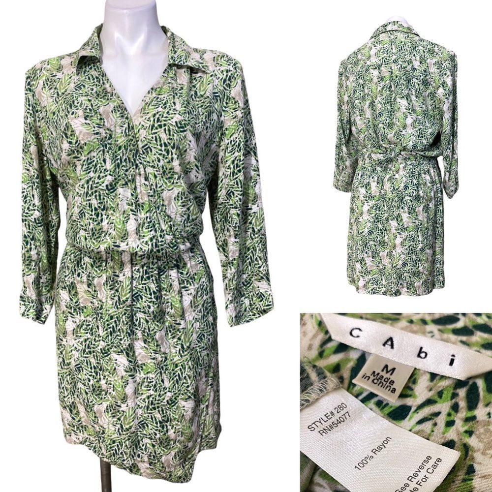 CAbi 3/4 sleeve dress